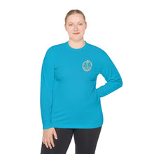 Load image into Gallery viewer, Credit Card Captain Official Broken Anchor Colored Logo Front and Back Lightweight Long Sleeve Tee