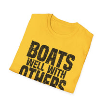 Load image into Gallery viewer, Boats Well With Others Official Credit Card Captain Softstyle T-Shirt