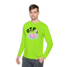Load image into Gallery viewer, DTF Down To Float Flamingo Floatie Funny Lightweight Long Sleeve Tee