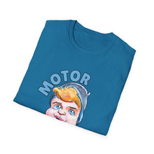 Load image into Gallery viewer, HayHay Says, "Motor Up!" Official Credit Card Captain Softstyle T-Shirt