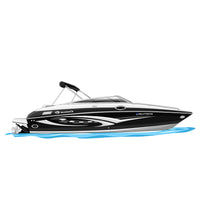 Load image into Gallery viewer, Custom Hand Drawn Line Art Boat or Other Vehicle