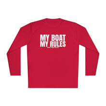 Load image into Gallery viewer, My Boat My Rules Official Credit Card Captain Funny Long Sleeve Tee
