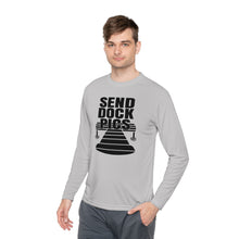 Load image into Gallery viewer, Send Dock Pics Funny Credit Card Captain Lightweight Long Sleeve Tee
