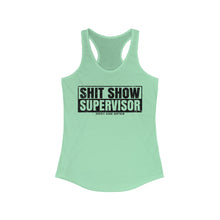 Load image into Gallery viewer, Sh*t Show Supervisor Official Credit Card Captain Women&#39;s Racerback Tank
