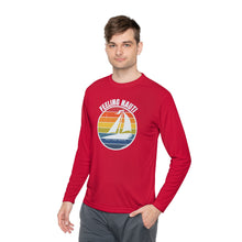 Load image into Gallery viewer, Feeling Nauti Sailboat Official Credit Card Captain Lightweight Long Sleeve Tee
