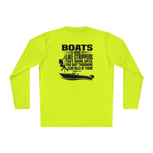 Load image into Gallery viewer, Boats Are Like Strippers Funny Official Credit Card Captain- T-Top Design Long Sleeve Tee
