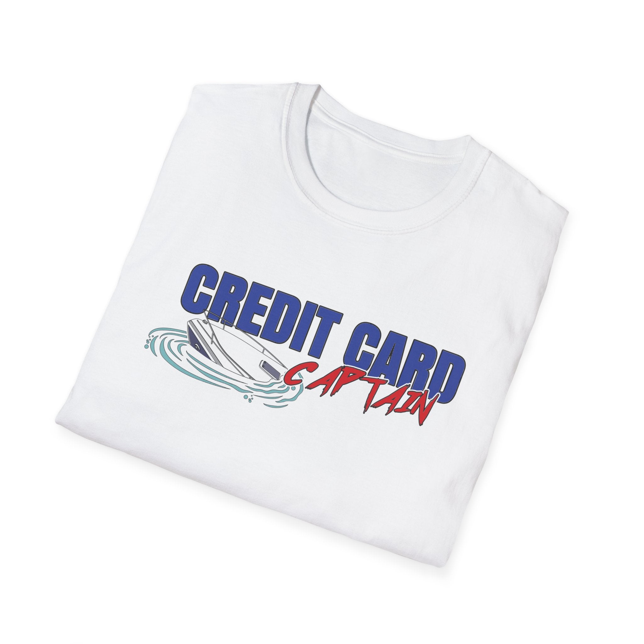 Official Credit Card Captain Shipwreck Logo Softstyle T-Shirt