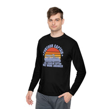 Load image into Gallery viewer, Pontoon Captain, Like a Regular Captain Only More Drunker Funny Credit Card Captain Lightweight Long Sleeve Tee
