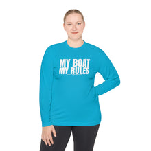 Load image into Gallery viewer, My Boat My Rules Official Credit Card Captain Funny Long Sleeve Tee
