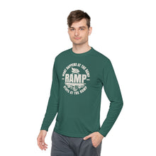 Load image into Gallery viewer, What Happens at the Ramp Stays at the Ramp Official CCC Funny Unisex Lightweight Long Sleeve Tee
