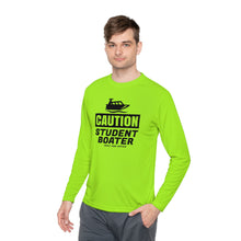 Load image into Gallery viewer, CAUTION! Student Boater! Official Credit Card Captain Funny Lightweight Long Sleeve Tee
