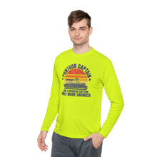 Load image into Gallery viewer, Pontoon Captain, Like a Regular Captain Only More Drunker Funny Credit Card Captain Lightweight Long Sleeve Tee
