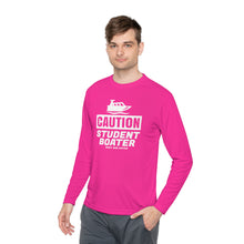 Load image into Gallery viewer, CAUTION! Student Boater! Official Credit Card Captain Funny Lightweight Long Sleeve Tee
