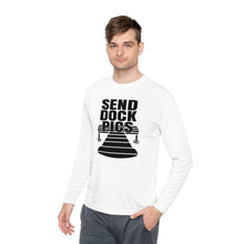 Load image into Gallery viewer, Send Dock Pics Funny Credit Card Captain Lightweight Long Sleeve Tee
