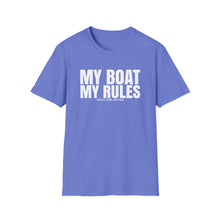 Load image into Gallery viewer, My Boat My Rules Official Credit Card Captain Funny Softstyle T-Shirt
