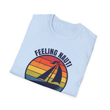 Load image into Gallery viewer, Feeling Nauti Sailboat Official Credit Card Captain Softstyle T-Shirt
