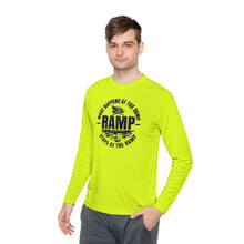 Load image into Gallery viewer, What Happens at the Ramp Stays at the Ramp Official CCC Funny Unisex Lightweight Long Sleeve Tee
