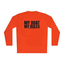 Load image into Gallery viewer, My Boat My Rules Official Credit Card Captain Funny Long Sleeve Tee
