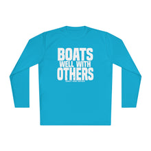 Load image into Gallery viewer, Boats Well With Others Official Credit Card Captain Lightweight Long Sleeve Tee
