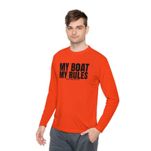 Load image into Gallery viewer, My Boat My Rules Official Credit Card Captain Funny Long Sleeve Tee
