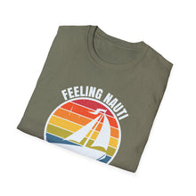 Load image into Gallery viewer, Feeling Nauti Sailboat Official Credit Card Captain Softstyle T-Shirt
