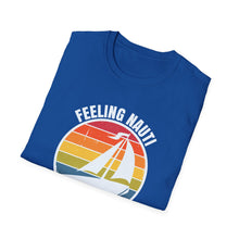 Load image into Gallery viewer, Feeling Nauti Sailboat Official Credit Card Captain Softstyle T-Shirt
