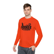 Load image into Gallery viewer, I&#39;m a Hooker on the Weekends Bass Design Funny Credit Card Captain Long Sleeve Tee
