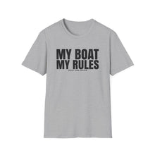 Load image into Gallery viewer, My Boat My Rules Official Credit Card Captain Funny Softstyle T-Shirt
