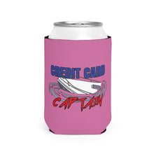 Load image into Gallery viewer, Credit Card Captain Can Cooler Sleeve | Funny Drink Holder, Boat Party Gear, Gag Gift, Summer BBQ Accessory, Outdoor Fun
