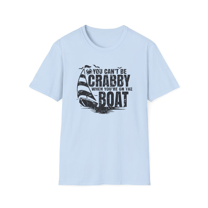 You Can't Be Crabby on The Boat Credit Card Captain Softstyle T-Shirt