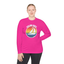 Load image into Gallery viewer, Feeling Nauti Sailboat Official Credit Card Captain Lightweight Long Sleeve Tee
