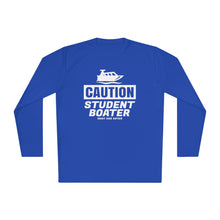 Load image into Gallery viewer, CAUTION! Student Boater! Official Credit Card Captain Funny Lightweight Long Sleeve Tee
