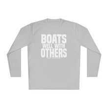 Load image into Gallery viewer, Boats Well With Others Official Credit Card Captain Lightweight Long Sleeve Tee
