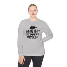 Load image into Gallery viewer, CAUTION! Student Boater! Official Credit Card Captain Funny Lightweight Long Sleeve Tee
