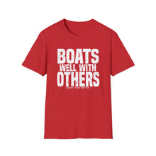 Load image into Gallery viewer, Boats Well With Others Official Credit Card Captain Softstyle T-Shirt
