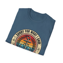 Load image into Gallery viewer, Sorry For What I Said While Docking the Boat Funny Official Credit Card Captain- T-Top Design Softstyle T-Shirt
