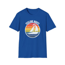 Load image into Gallery viewer, Feeling Nauti Sailboat Official Credit Card Captain Softstyle T-Shirt
