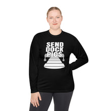 Load image into Gallery viewer, Send Dock Pics Funny Credit Card Captain Lightweight Long Sleeve Tee
