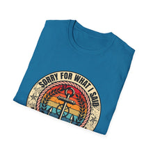 Load image into Gallery viewer, Sorry For What I Said While Docking the Boat Funny Official Credit Card Captain- T-Top Design Softstyle T-Shirt
