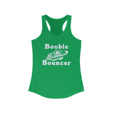 Load image into Gallery viewer, B00bie Bouncer Funny Official Credit Card Captain Women&#39;s Racerback Tank
