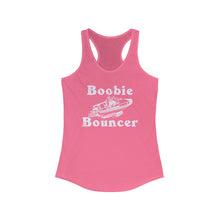 Load image into Gallery viewer, B00bie Bouncer Funny Official Credit Card Captain Women&#39;s Racerback Tank
