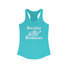 Load image into Gallery viewer, B00bie Bouncer Funny Official Credit Card Captain Women&#39;s Racerback Tank
