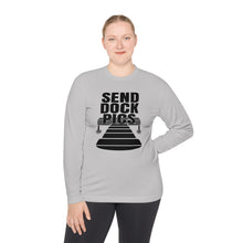 Load image into Gallery viewer, Send Dock Pics Funny Credit Card Captain Lightweight Long Sleeve Tee
