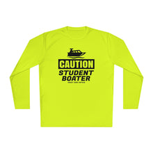 Load image into Gallery viewer, CAUTION! Student Boater! Official Credit Card Captain Funny Lightweight Long Sleeve Tee
