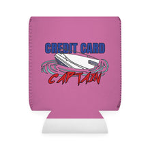 Load image into Gallery viewer, Credit Card Captain Can Cooler Sleeve | Funny Drink Holder, Boat Party Gear, Gag Gift, Summer BBQ Accessory, Outdoor Fun
