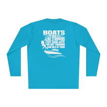 Load image into Gallery viewer, Boats Are Like Strippers Funny Official Credit Card Captain Long Sleeve Tee
