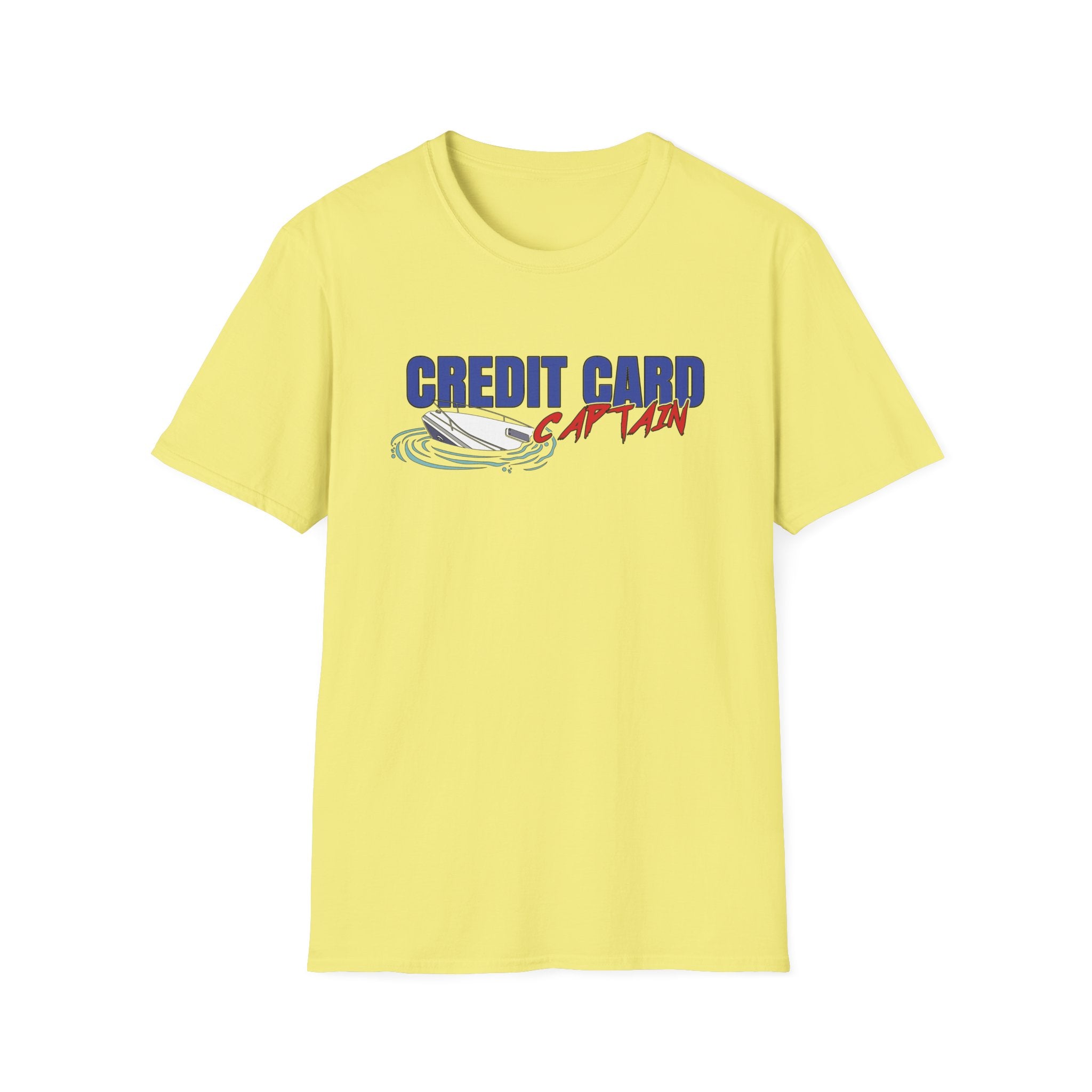 Official Credit Card Captain Shipwreck Logo Softstyle T-Shirt