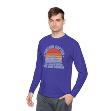 Load image into Gallery viewer, Pontoon Captain, Like a Regular Captain Only More Drunker Funny Credit Card Captain Lightweight Long Sleeve Tee
