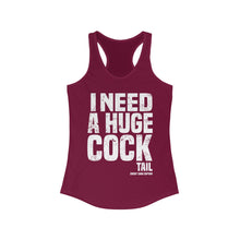 Load image into Gallery viewer, I Need a Huge Cocktail Funny Credit Card Captain Women&#39;s Racerback Tank
