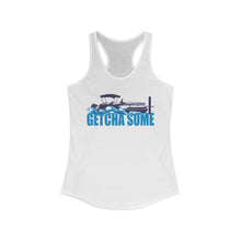 Load image into Gallery viewer, Getcha Some Pontoon Boat At The Dock Official CCC Funny Women&#39;s Racerback Tank
